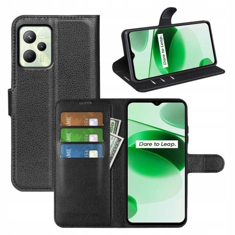 LITCHI Realme C35/Narzo 50A Prime czarny