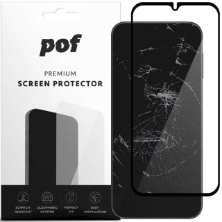 POF Full Cover Glass Galaxy A24 4G black