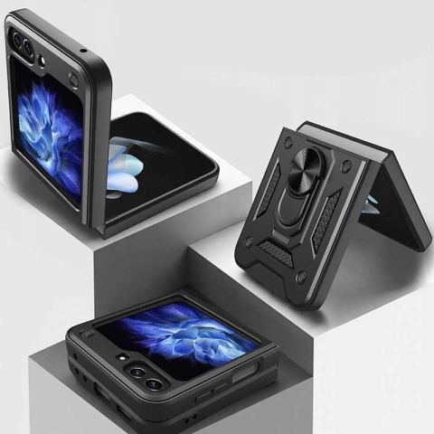 Spacecase Camring Galaxy Z Flip 5 black