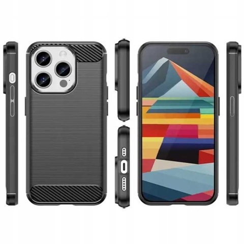 Spacecase Carbon iPhone 15 Pro max black