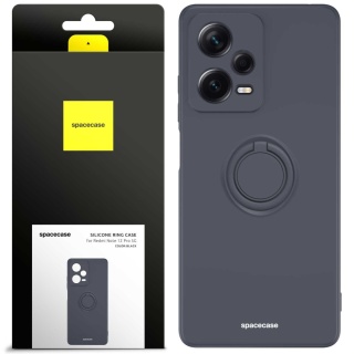 Spacecase Silicone Ring Redmi Note 12 Pro 5G black