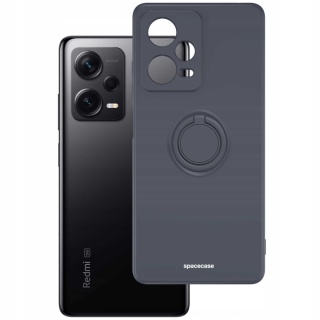 Spacecase Silicone Ring Redmi Note 12 Pro 5G black