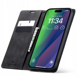 Spacecase Wallet iPhone 15 Plus black