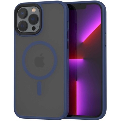 Spacecase Hybrid Mag iPhone 13 Pro Max dark bl