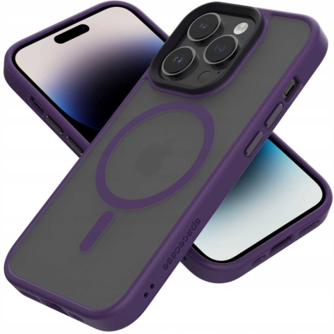 Spacecase Hybrid Mag iPhone 14 Pro purple
