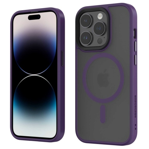 Spacecase Hybrid Mag iPhone 14 Pro purple
