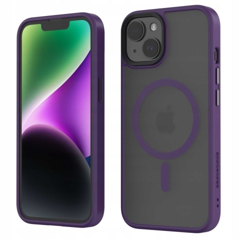 Spacecase Hybrid Mag iPhone 14 purple