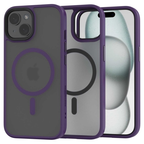 Spacecase Hybrid Mag iPhone 15 Plus purple