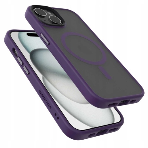 Spacecase Hybrid Mag iPhone 15 Plus purple