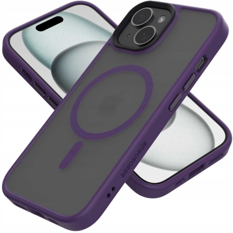 Spacecase Hybrid Mag iPhone 15 Plus purple