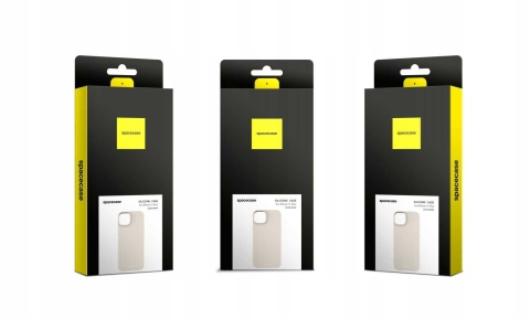 Spacecase Silicone Case iPhone 15 Plus bone