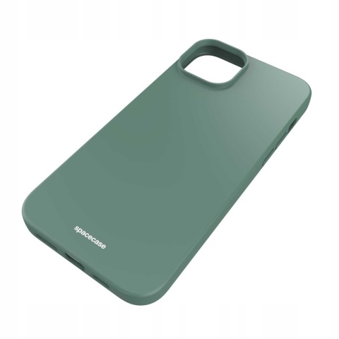 Spacecase Silicone Case iPhone 15 Plus dark green