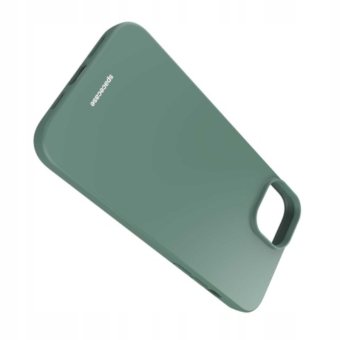 Spacecase Silicone Case iPhone 15 Plus dark green