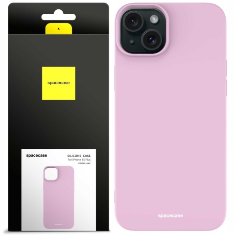 Spacecase Silicone Case iPhone 15 Plus lilac
