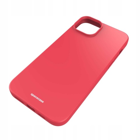 Spacecase Silicone Case iPhone 15 Plus red