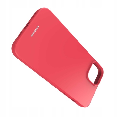 Spacecase Silicone Case iPhone 15 Plus red