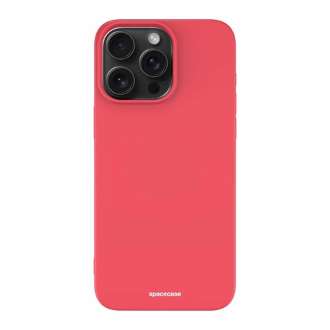 Spacecase Silicone Case iPhone 15 Pro Max red