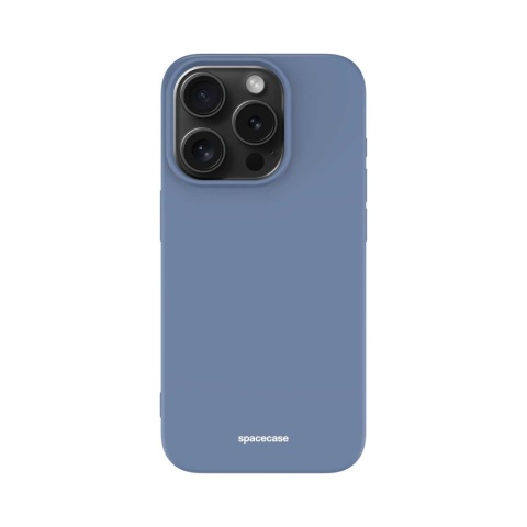 Spacecase Silicone Case iPhone 15 Pro blue