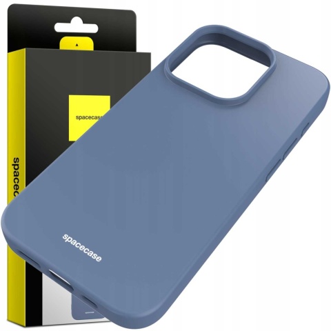 Spacecase Silicone Case iPhone 15 Pro blue