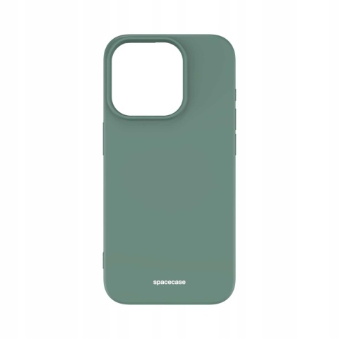Spacecase Silicone Case iPhone 15 Pro dark green