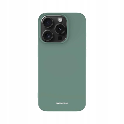 Spacecase Silicone Case iPhone 15 Pro dark green