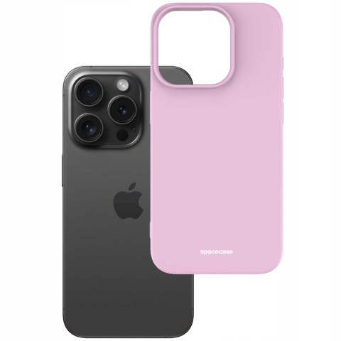 Spacecase Silicone Case iPhone 15 Pro lilac