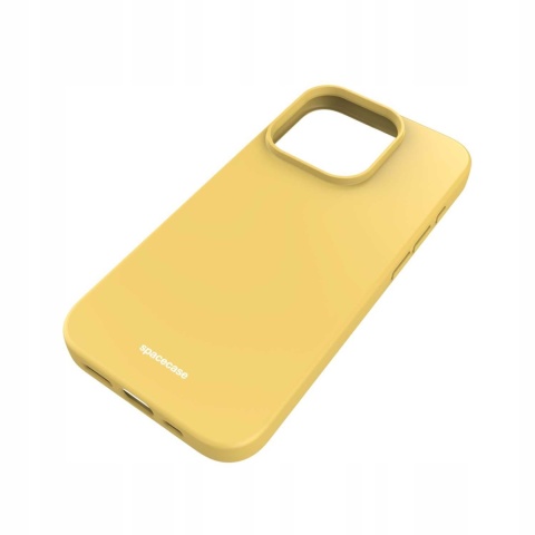 Spacecase Silicone Case iPhone 15 Pro yellow