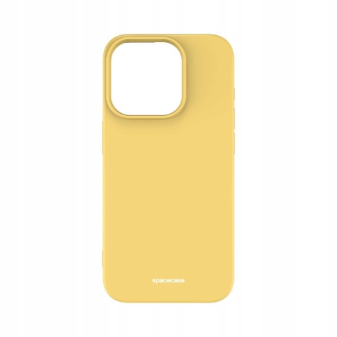 Spacecase Silicone Case iPhone 15 Pro yellow