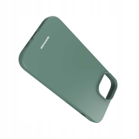 Spacecase Silicone Case iPhone 15 dark green