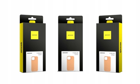 Spacecase Silicone Case iPhone 15 orange