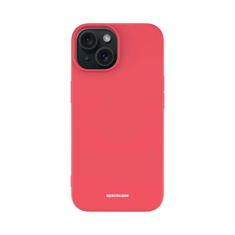 Spacecase Silicone Case iPhone 15 red