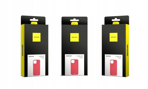 Spacecase Silicone Case iPhone 15 red
