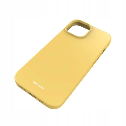Spacecase Silicone Case iPhone 15 yellow