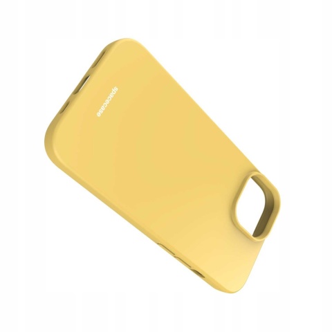 Spacecase Silicone Case iPhone 15 yellow
