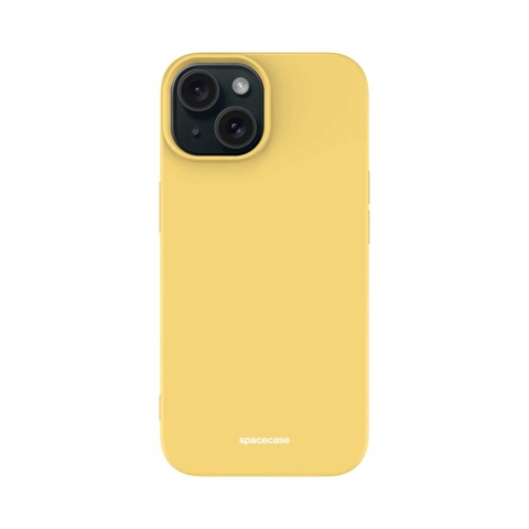 Spacecase Silicone Case iPhone 15 yellow