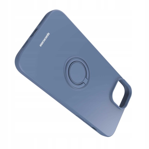 Spacecase Silicone Ring iPhone 15 Plus blue