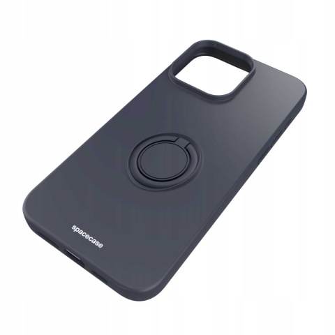 Spacecase Silicone Ring iPhone 15 Pro Max black