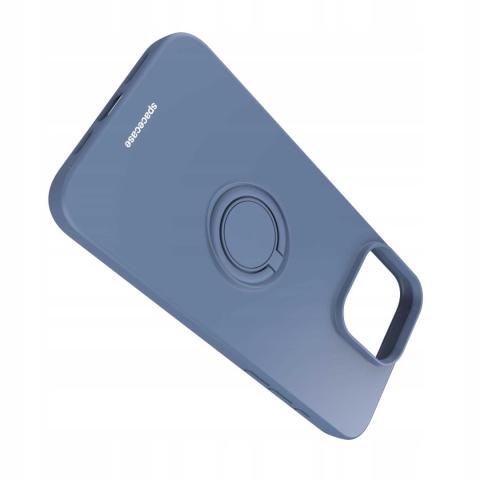 Spacecase Silicone Ring iPhone 15 Pro Max blue