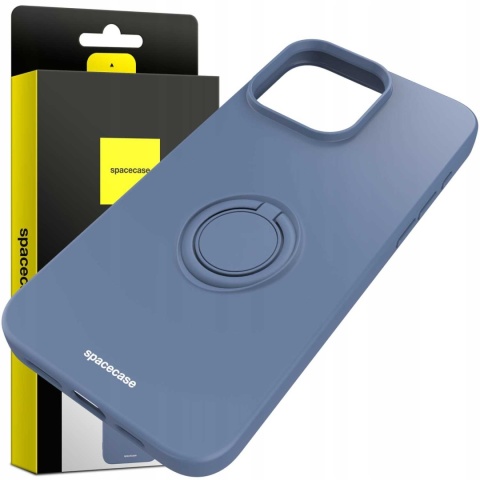Spacecase Silicone Ring iPhone 15 Pro Max blue