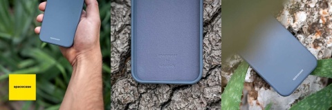 Spacecase Silicone Ring iPhone 15 Pro Max blue