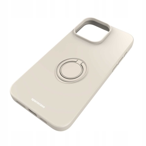 Spacecase Silicone Ring iPhone 15 Pro Max bone
