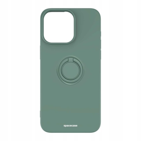 Spacecase Silicone Ring iPhone 15 Pro Max dark green