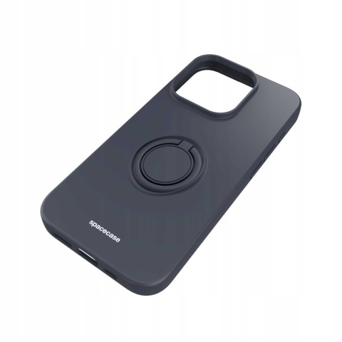 Spacecase Silicone Ring iPhone 15 Pro black