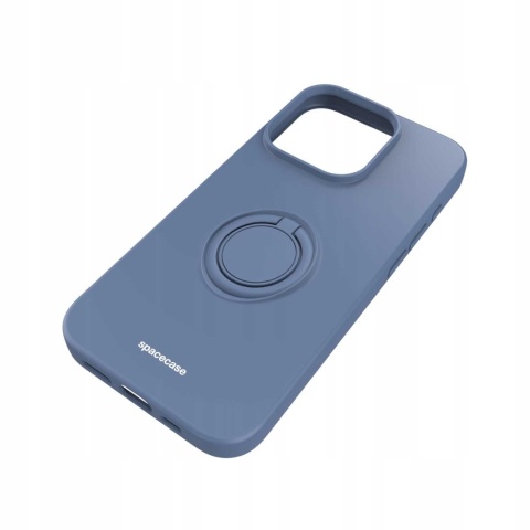 Spacecase Silicone Ring iPhone 15 Pro blue