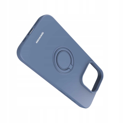 Spacecase Silicone Ring iPhone 15 Pro blue