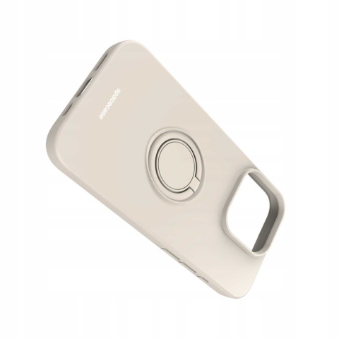 Spacecase Silicone Ring iPhone 15 Pro bone