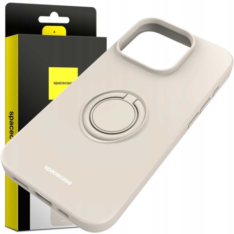 Spacecase Silicone Ring iPhone 15 Pro bone