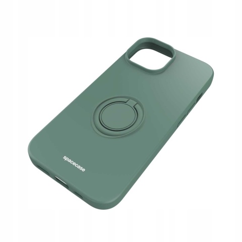 Spacecase Silicone Ring iPhone 15 dark green