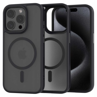 Spacecase Hybrid Mag iPhone 15 Pro black