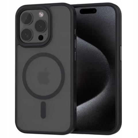 Spacecase Hybrid Mag iPhone 15 Pro black